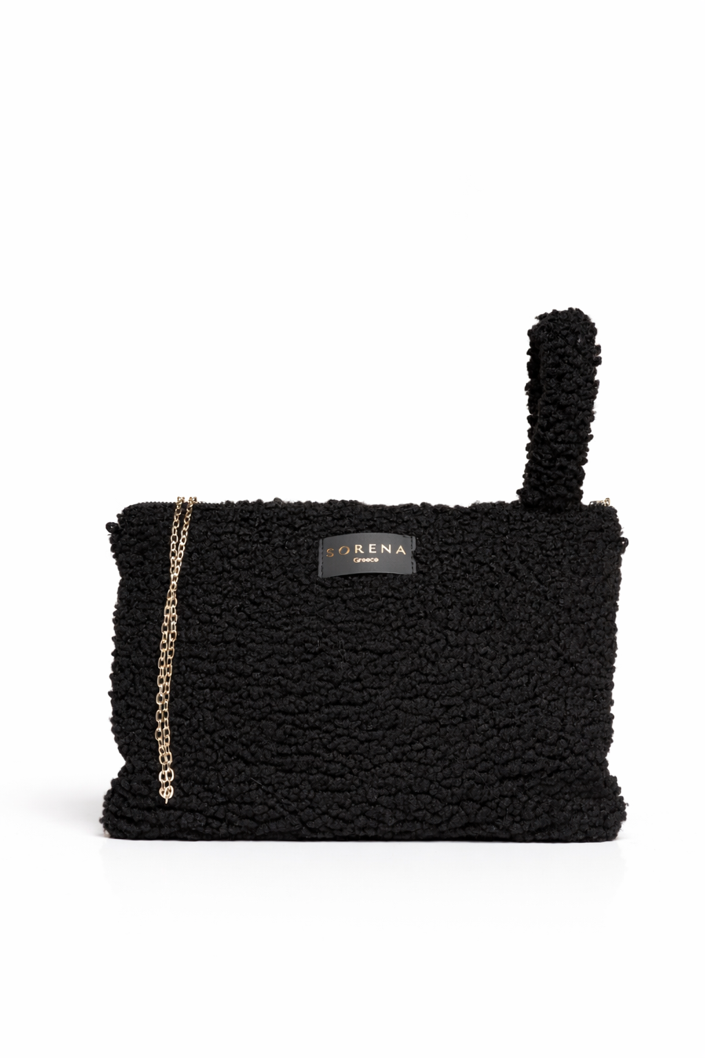 Clutch Teddy Black
