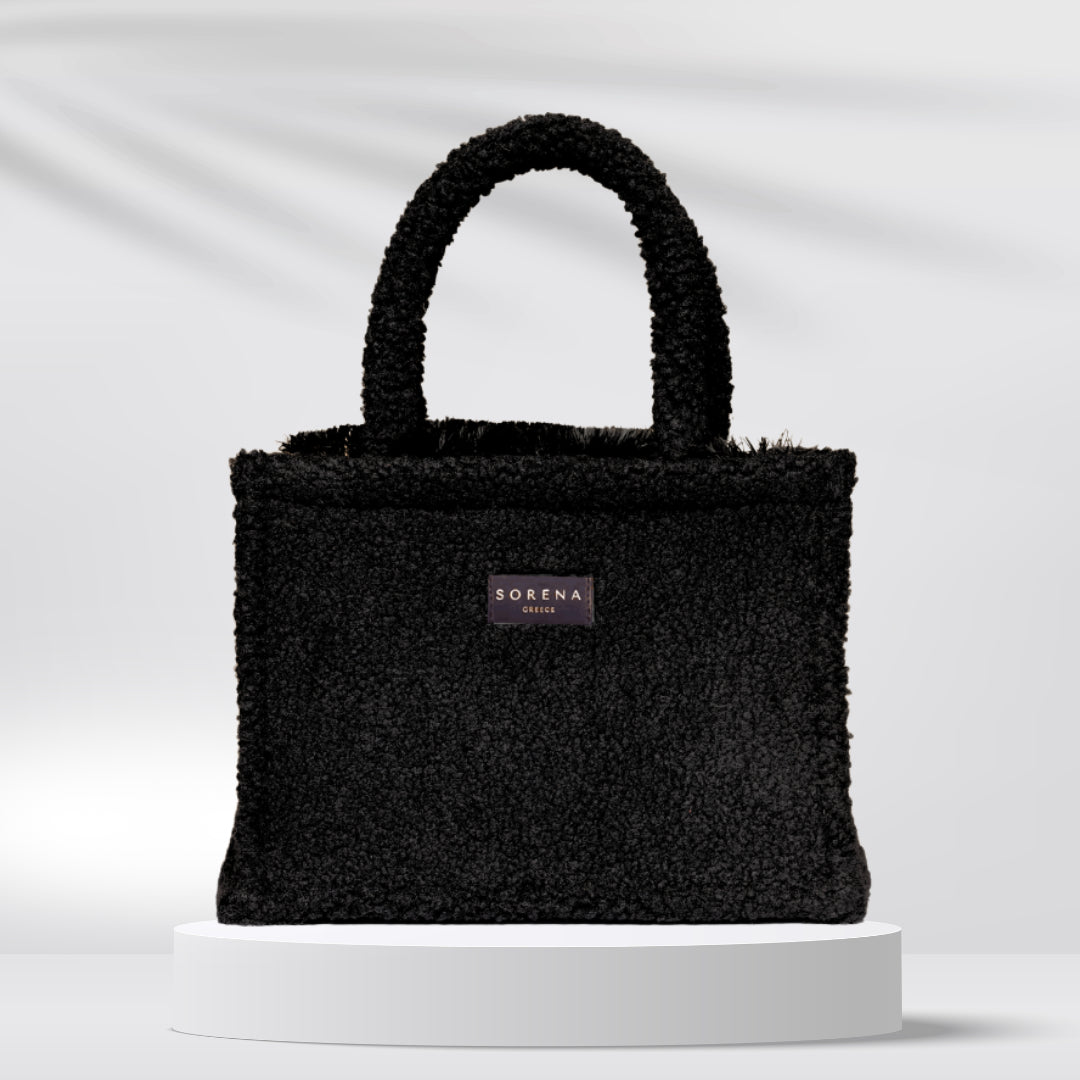 Tote Bag Medium Teddy Black