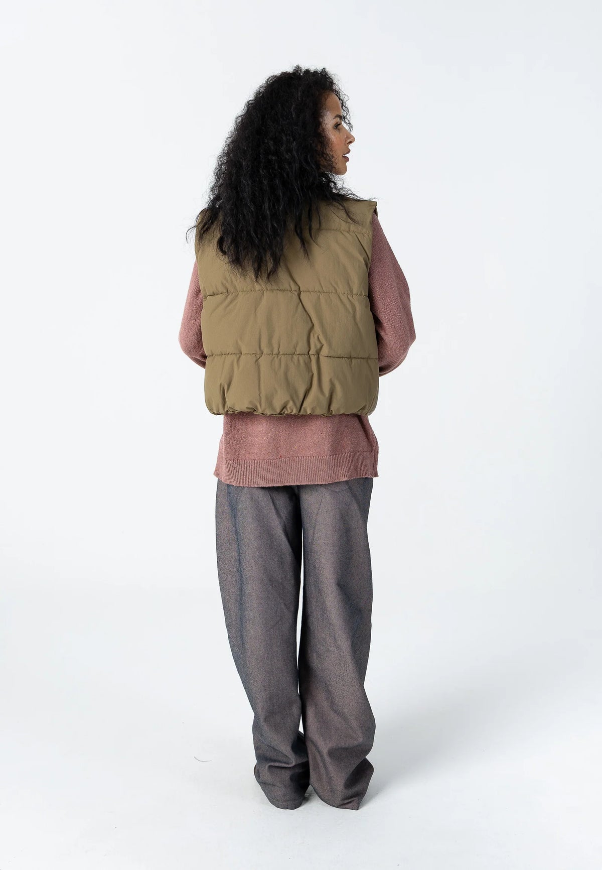 Reversible Shearling Vest