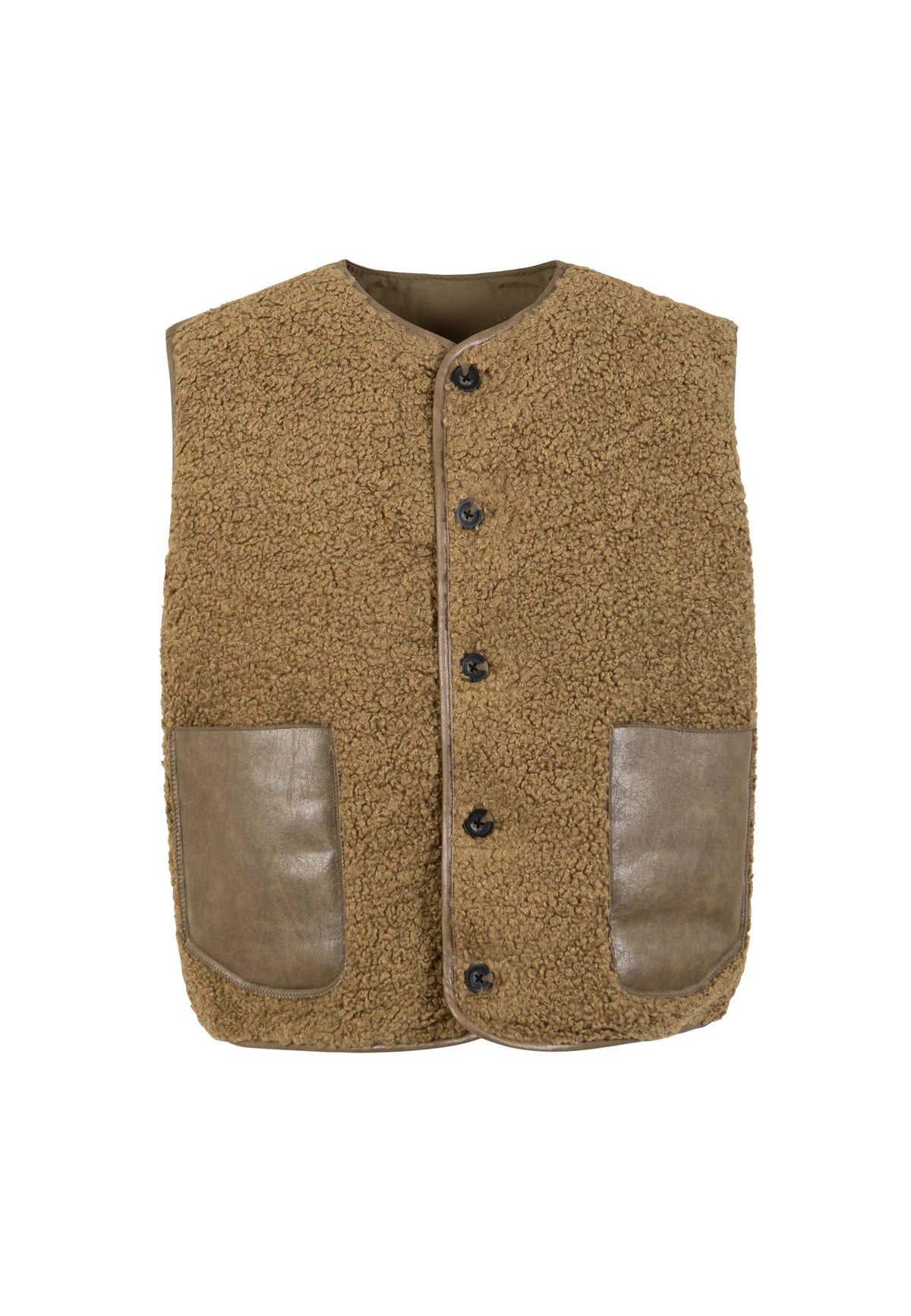 Reversible Shearling Vest